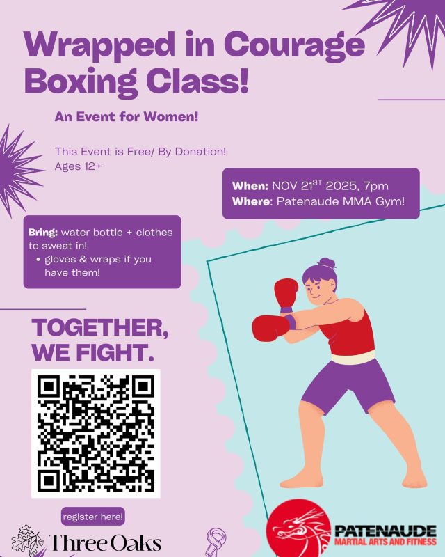 Wrapped in Courage Boxing Class